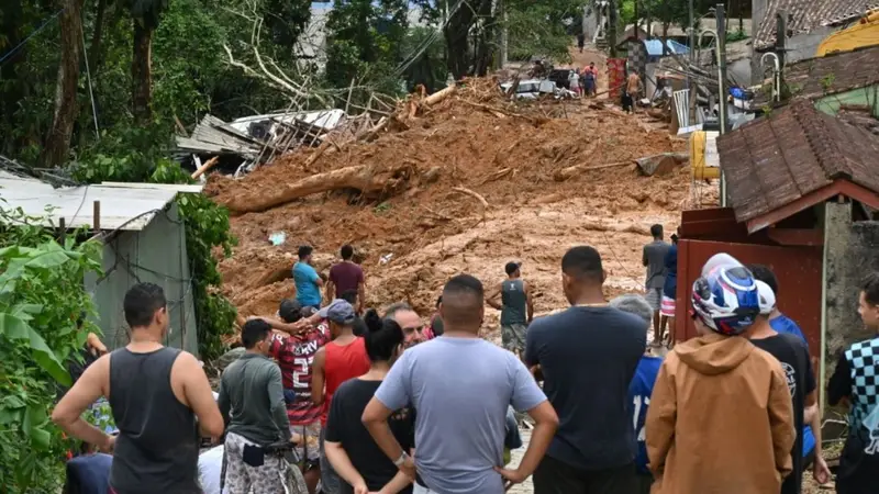 Trágico temporal en Brasil: aumentan a 48 los muertos por las lluvias 