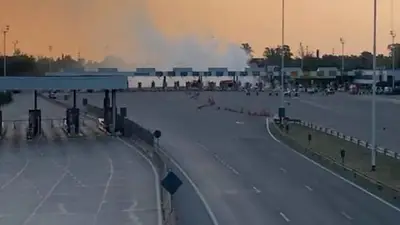 Controlaron el derrame tóxico en el Acceso Oeste: hay cuatro internados Controlaron el derrame tóxico en el Acceso Oeste: hay cuatro internados