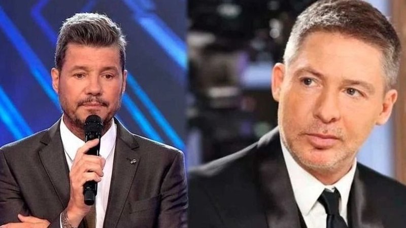 Marcelo Tinelli y Adrián Suar en El Trece