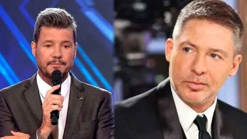 Marcelo Tinelli y Adrián Suar en El Trece