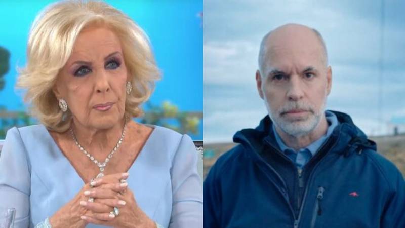 Mirtha Legrand y Horacio Rodríguez Larreta