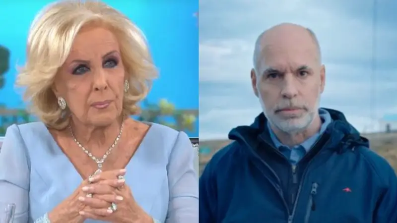 Mirtha Legrand y Horacio Rodríguez Larreta