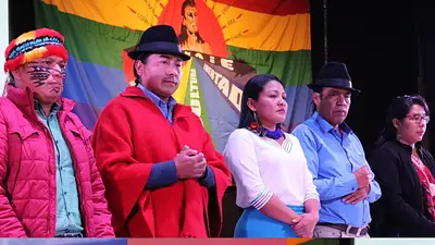 El movimiento indígena rompió el diálogo y pide la renuncia de Lasso El movimiento indígena rompió el diálogo y pide la renuncia de Lasso