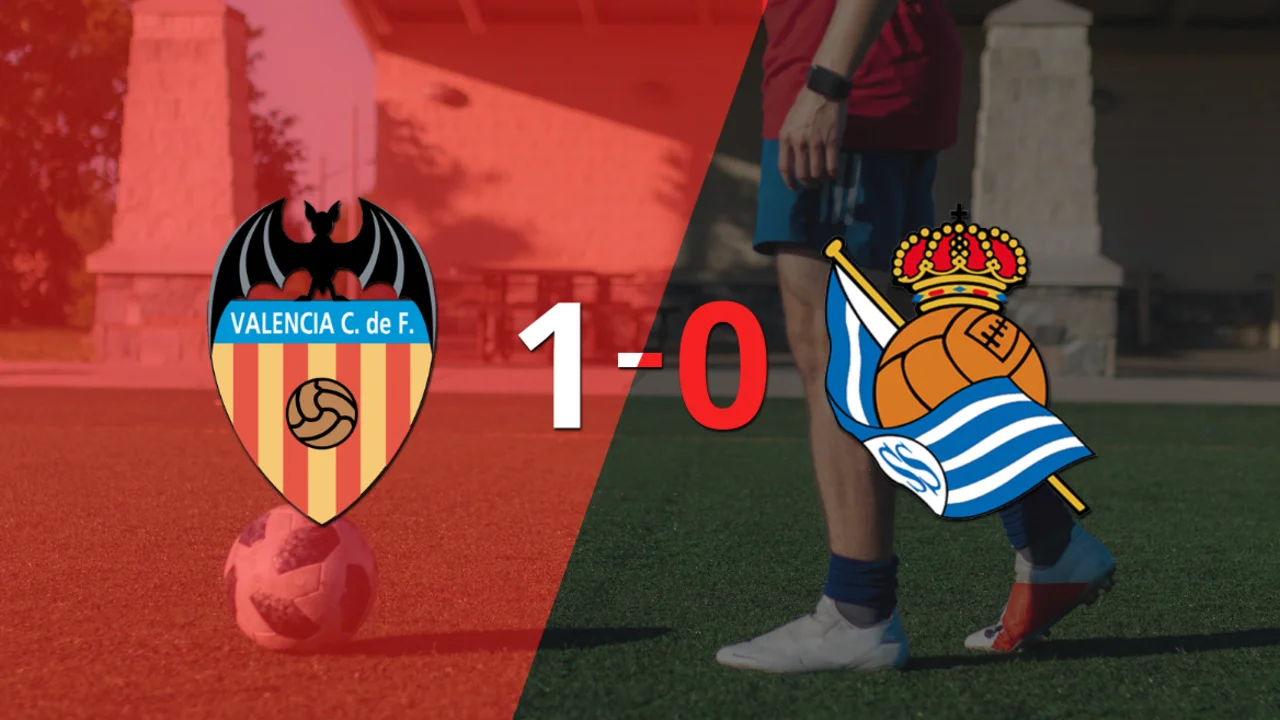 Real Sociedad no pudo en su visita a Valencia y cayó 1-0