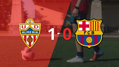 A Almería le alcanzó con un gol para derrotar a Barcelona en el estadio Municipal de los Juegos Mediterráneos A Almería le alcanzó con un gol para derrotar a Barcelona en el estadio Municipal de los Juegos Mediterráneos