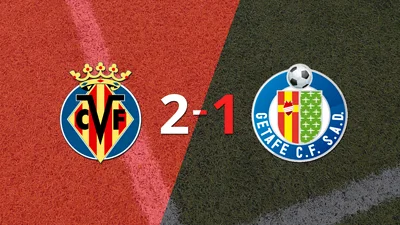 Villarreal logra 3 puntos al vencer de local a Getafe 2-1 Villarreal logra 3 puntos al vencer de local a Getafe 2-1