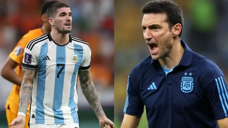 Rodrigo De Paul Selección Argentina Mundial Qatar 2022 Lionel Scaloni