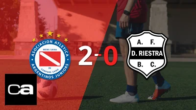 Con dos goles, Argentinos Juniors se impuso a Riestra en el Semillero del Mundo Con dos goles, Argentinos Juniors se impuso a Riestra en el Semillero del Mundo