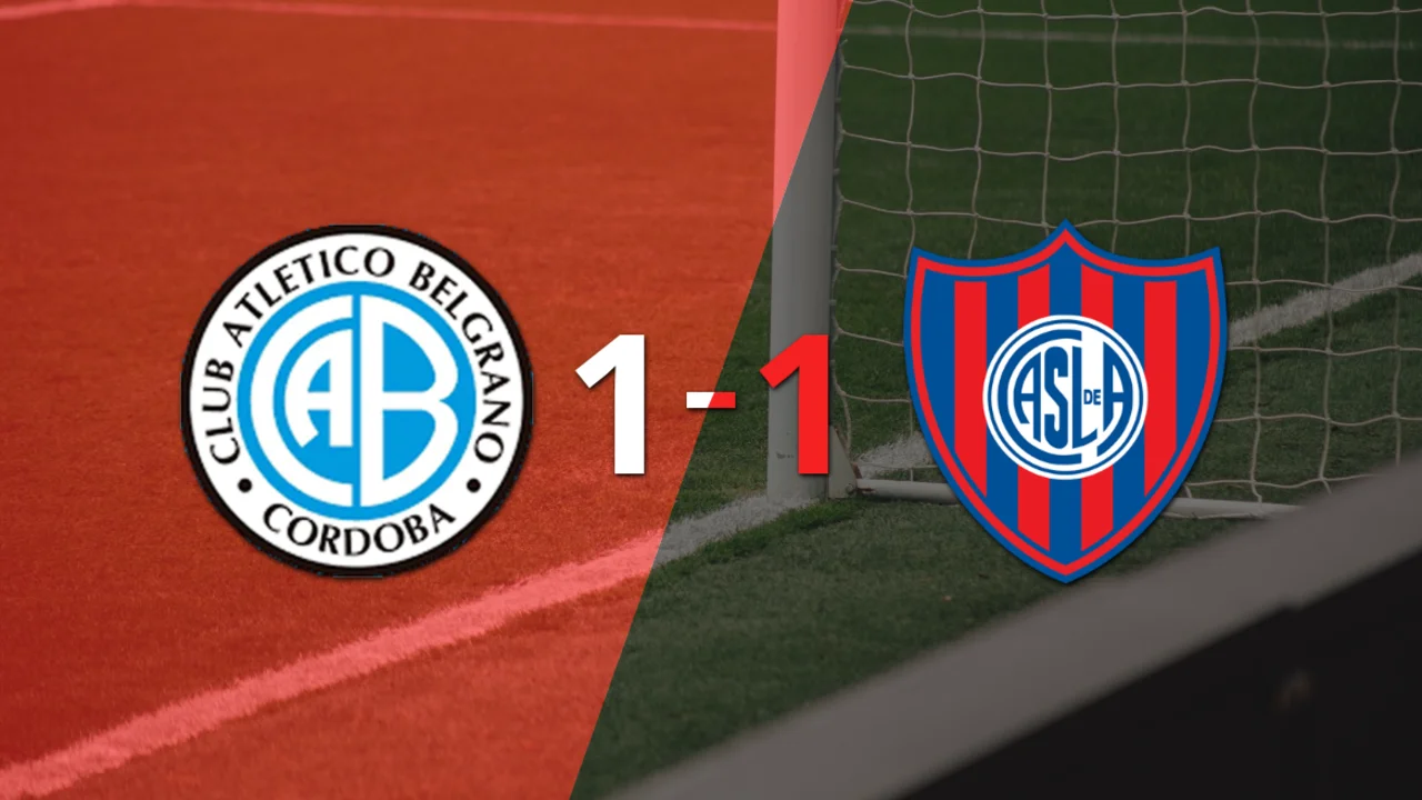 Belgrano y San Lorenzo se repartieron los puntos en un 1 a 1
