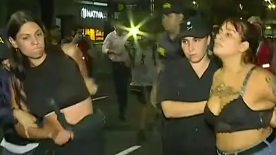 Liberaron a las cuatro mujeres detenidas en el Congreso Liberaron a las cuatro mujeres detenidas en el Congreso