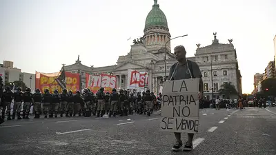 Marchas hoy contra la Ley Ómnibus Marchas hoy contra la Ley Ómnibus
