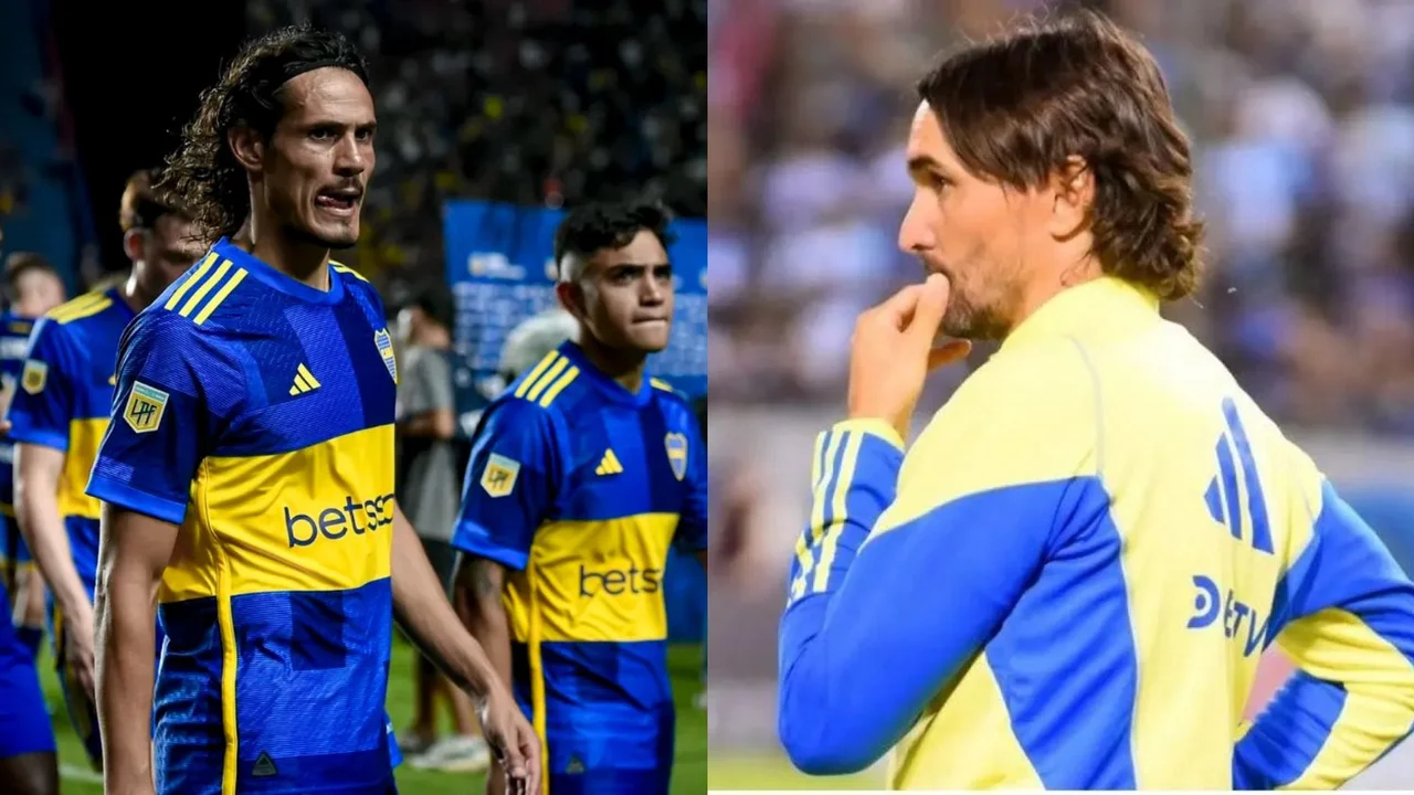 Edinson Cavani Boca Juniors Jorman Campuzano Diego Martínez