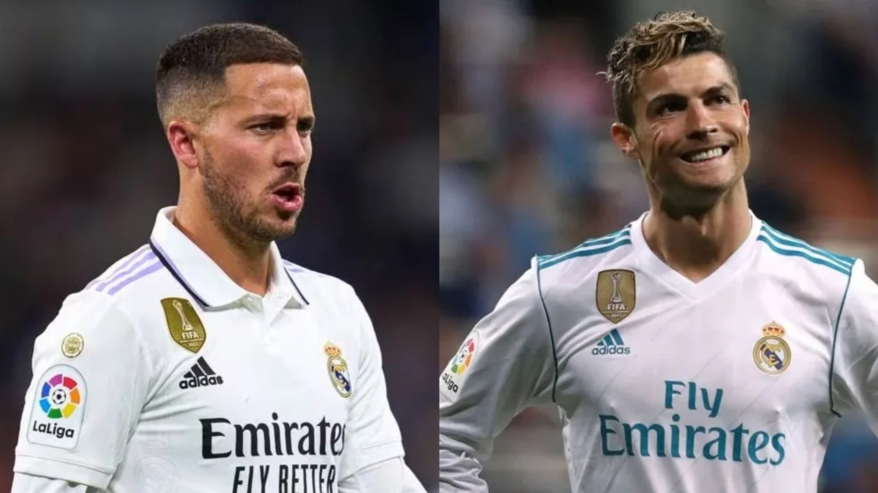 Real Madrid, Eden Hazard, Cristiano Ronaldo.