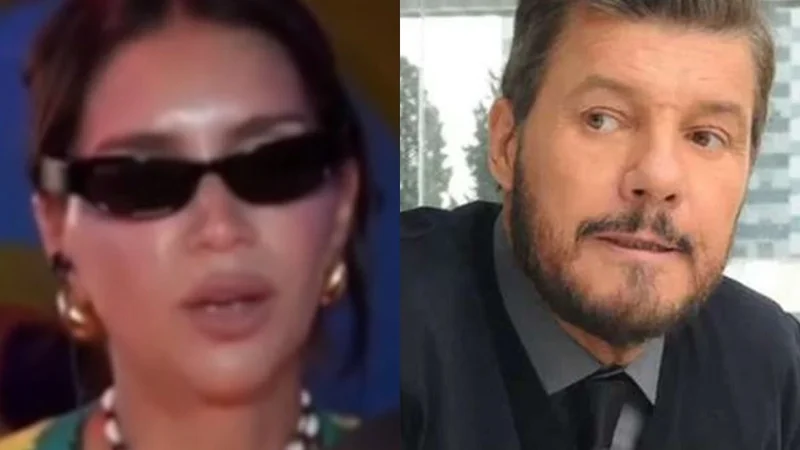 Zaira Nara y Marcelo Tinelli