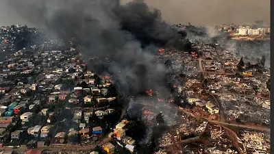 Incendios en Chile: 112 muertos y una destrucción masiva en Valparaiso Incendios en Chile: 112 muertos y una destrucción masiva en Valparaiso