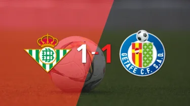 Betis y Getafe igualaron 1 a 1