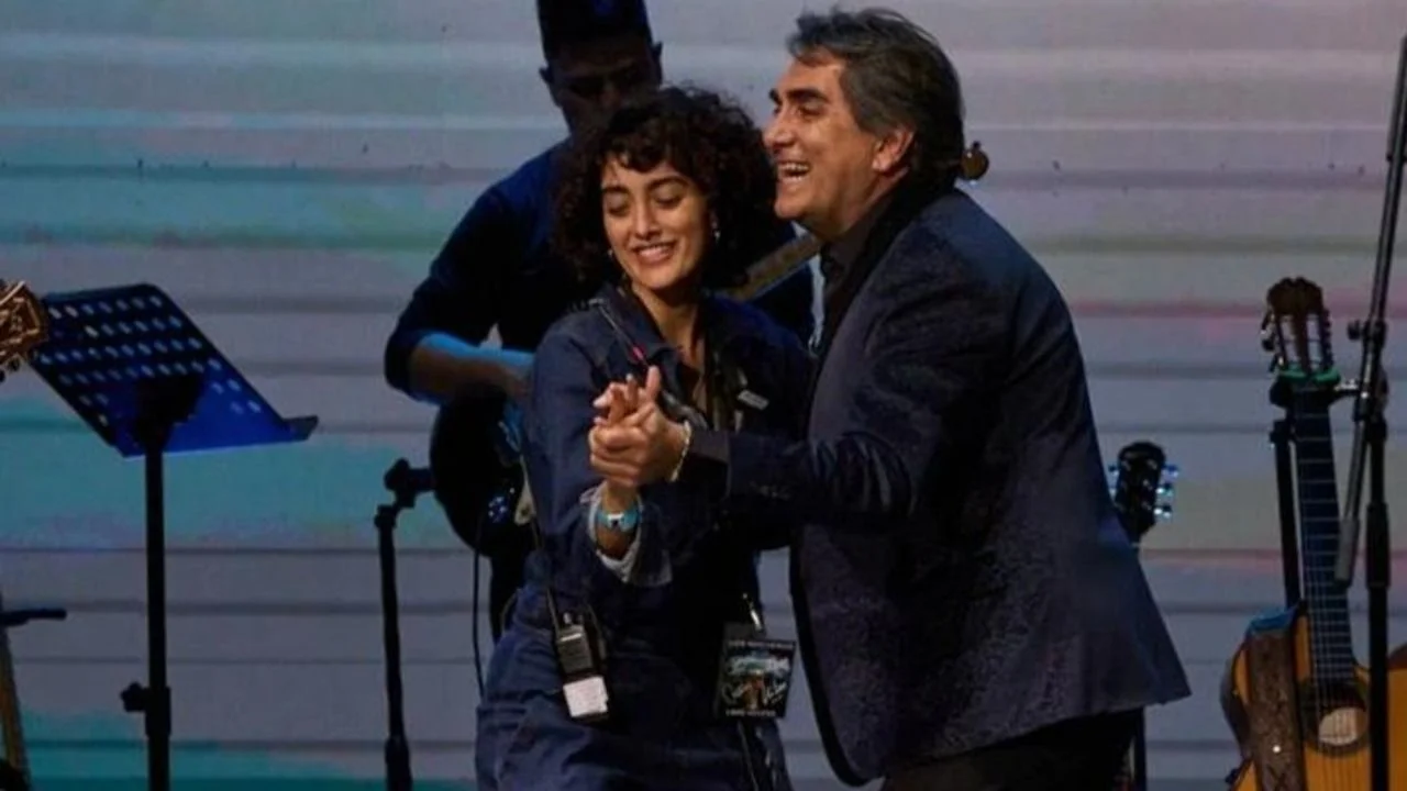 Kike Teruel y su hija Julieta