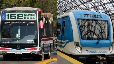 Transporte público, colectivos, trenes Transporte público, colectivos, trenes