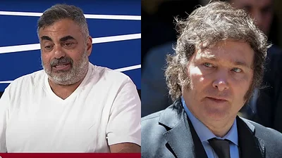 Roberto Moldavsky y Javier Milei Roberto Moldavsky y Javier Milei