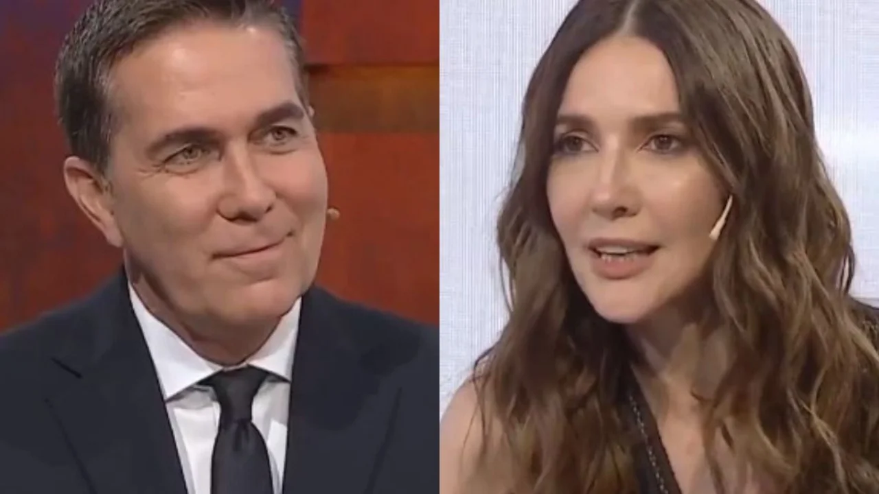 Cristina Pérez y Rodolfo Barili en Telefe Noticias