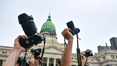 Camarazo frente al Congreso: las mejores fotos Camarazo frente al Congreso: las mejores fotos
