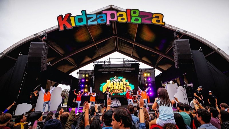 El evento kidzapalooza es uno de los más esperados por los más chicos 