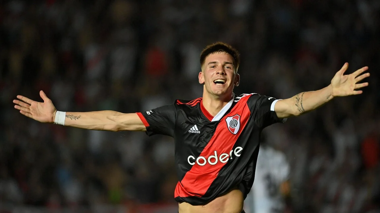 Video | El gol de Franco Mastantuono para River: el increíble récord que rompió