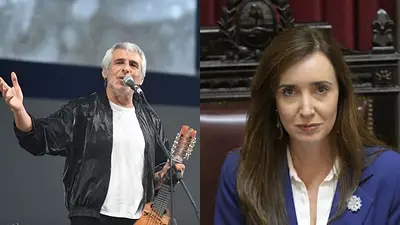 Peteco Carabajal. Victoria Villarruel. Peteco Carabajal. Victoria Villarruel.
