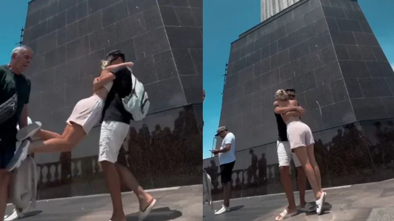 Quisieron vivir un momento romántico en Río de Janeiro pero todo terminó mal.
