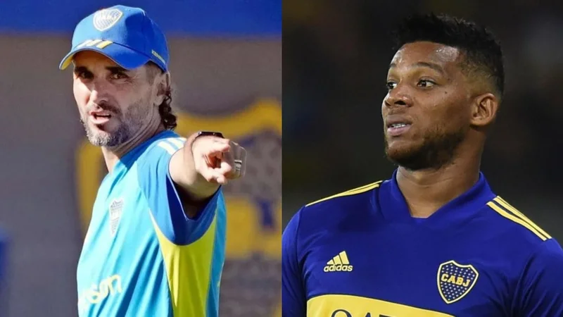 Diego Martínez Frank Fabra Boca Juniors