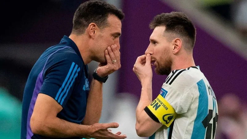 Lionel Scaloni Lionel Messi Selección Argentina