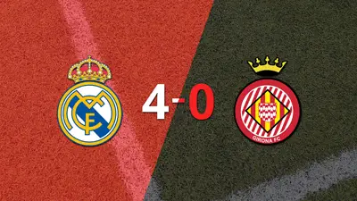 Real Madrid goleó 4-0 a Girona con doblete de Jude Bellingham Real Madrid goleó 4-0 a Girona con doblete de Jude Bellingham