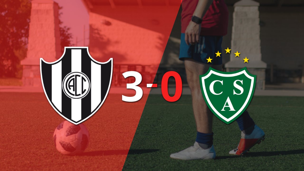 Central Córdoba (SE) golea 3-0 como local a Sarmiento