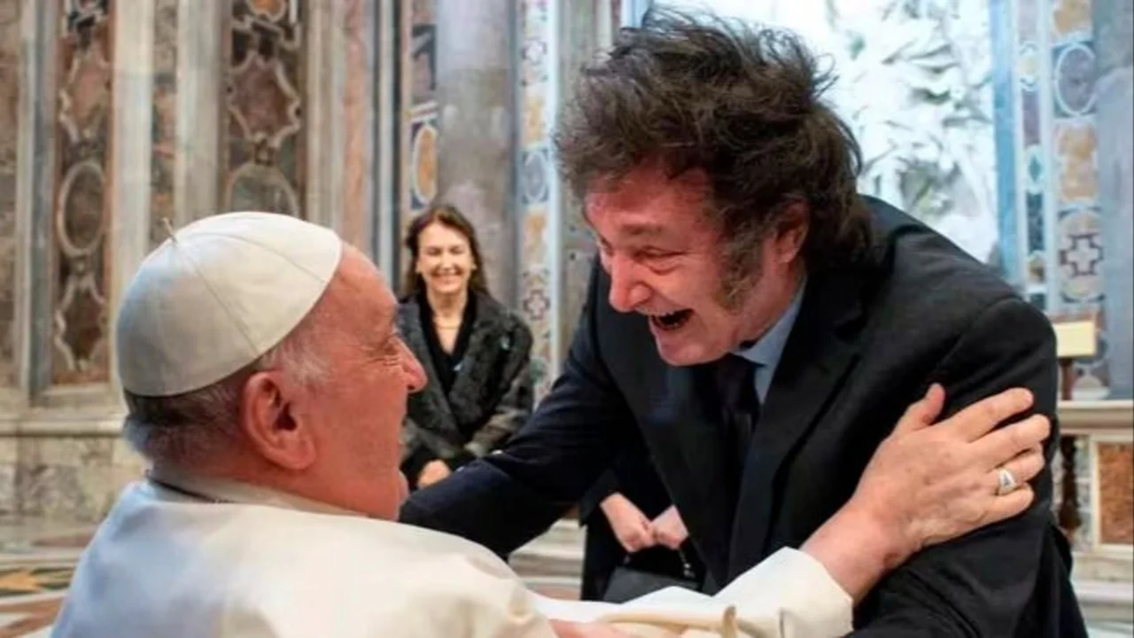 Javier Milei, Papa Francisco 