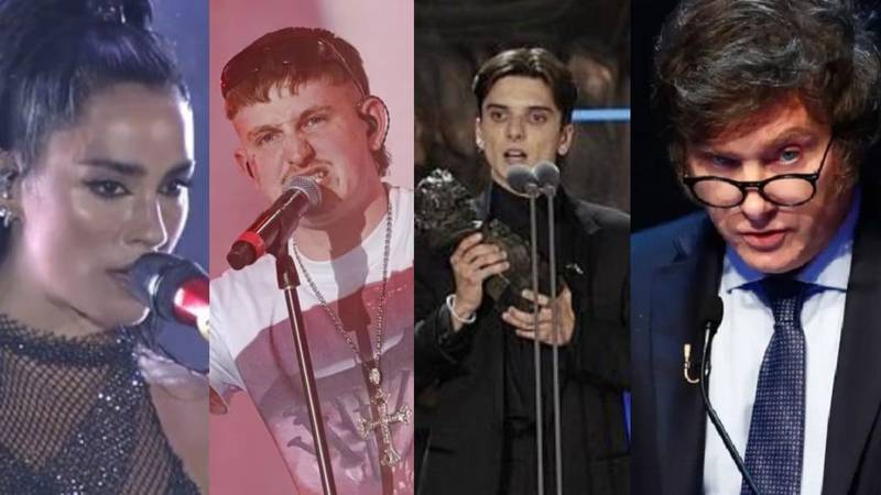 Artistas contra Milei.