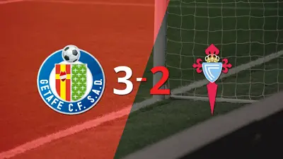 Getafe gana 3-2 a Celta con doblete de Jaime Mata Getafe gana 3-2 a Celta con doblete de Jaime Mata
