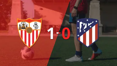 A Sevilla le alcanzó con un gol para derrotar a Atlético de Madrid en el estadio Ramón Sánchez Pizjuán A Sevilla le alcanzó con un gol para derrotar a Atlético de Madrid en el estadio Ramón Sánchez Pizjuán