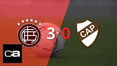 Leandro Díaz anotó un doblete en la goleada 3-0 de Lanús a Platense Leandro Díaz anotó un doblete en la goleada 3-0 de Lanús a Platense