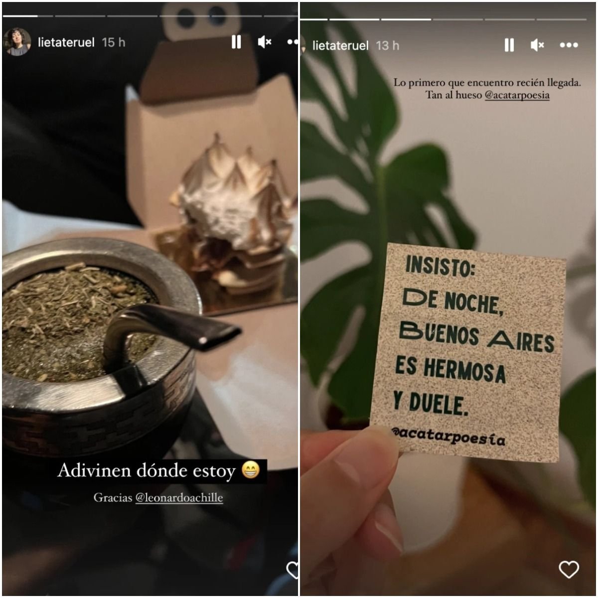 Instagram de Julieta Teruel
