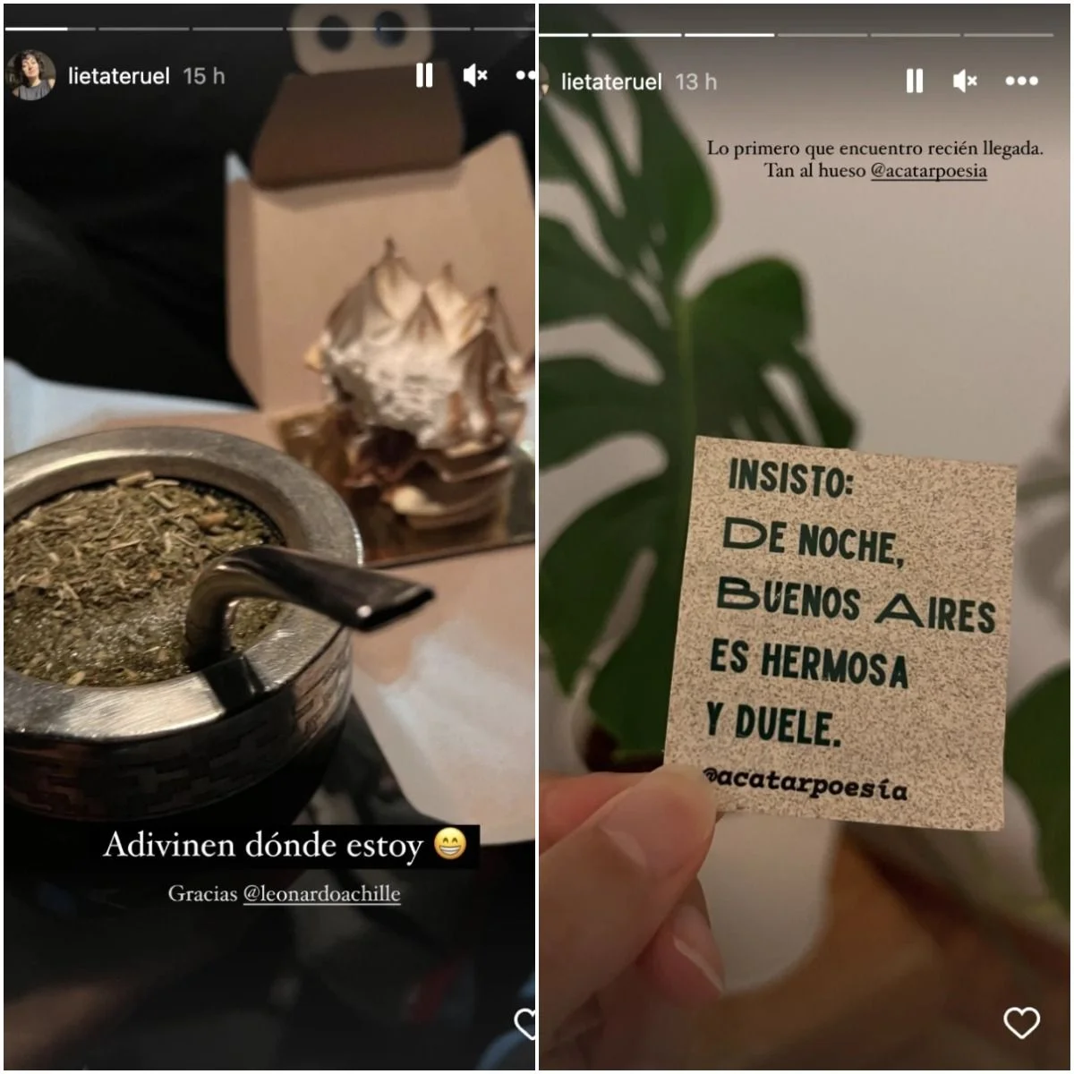 Instagram de Julieta Teruel