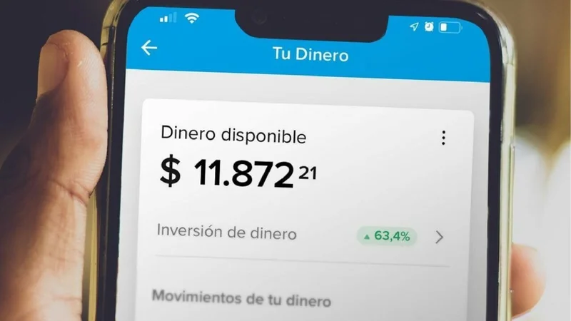 Cuenta de un usuario de Mercado Pago con saldo para comprar dólares 