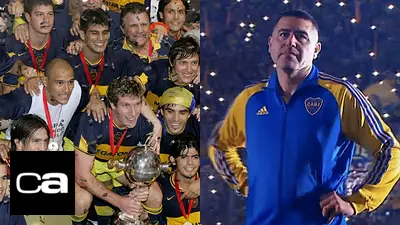 Pablo Migliore Juan Román Riquelme Boca Juniors Pablo Migliore Juan Román Riquelme Boca Juniors