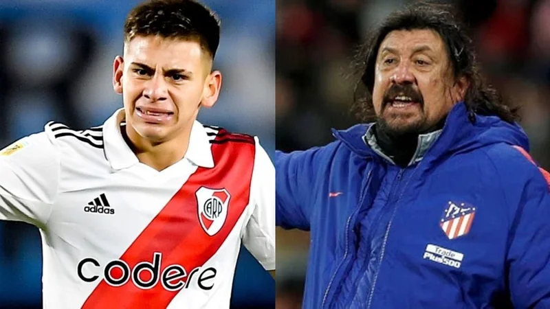 River Plate, Claudio Diablito Echeverri, Mono Burgos. 