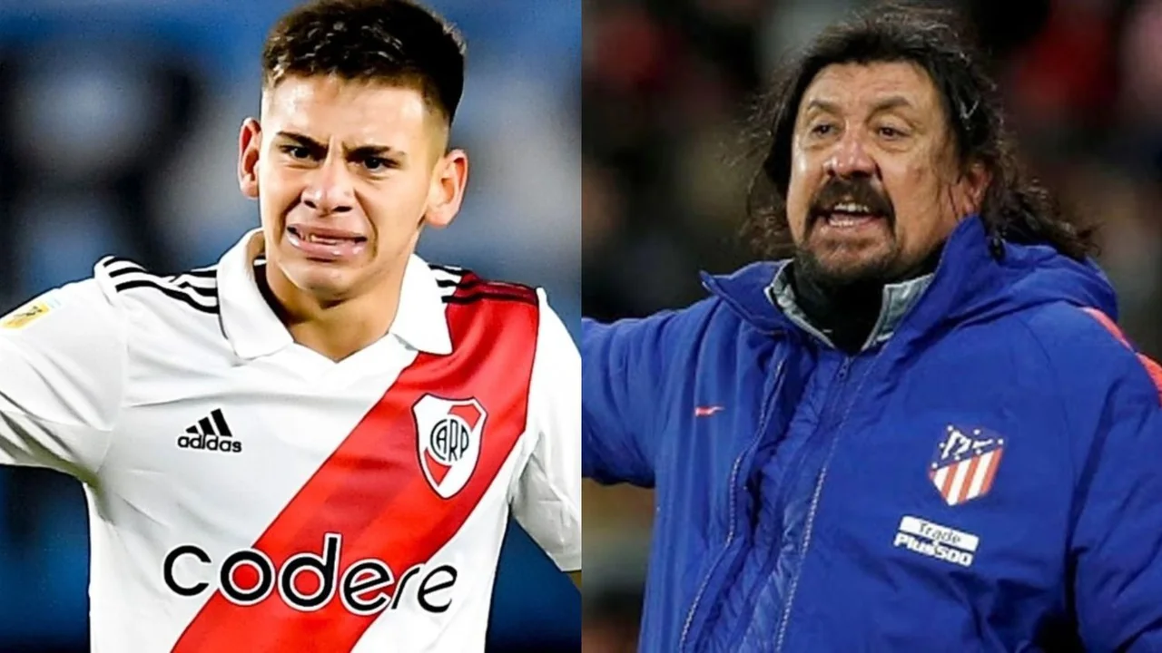 River Plate, Claudio Diablito Echeverri, Mono Burgos. 