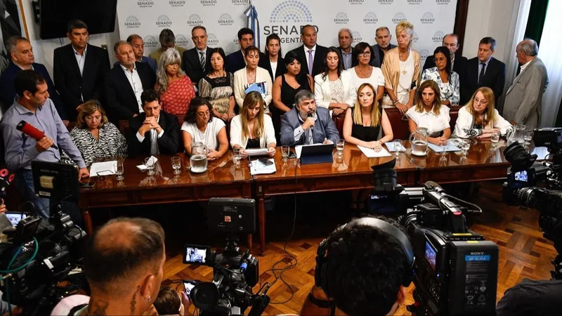 Los senadores de Unión por la Patria se sumaron al paro y no fueron a la comisión de Presupuesto