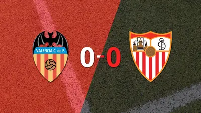 Valencia y Sevilla no se sacaron ventaja y terminaron sin goles Valencia y Sevilla no se sacaron ventaja y terminaron sin goles