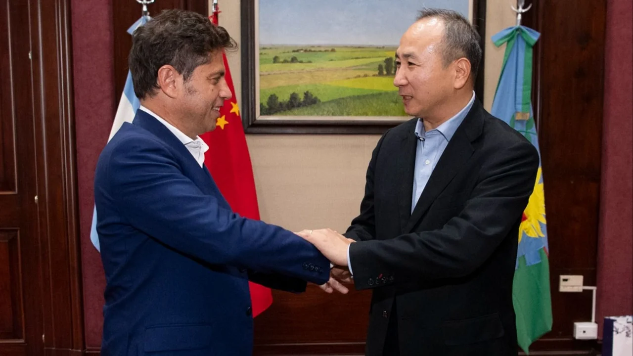 A contramano de Milei, Kicillof alimenta la relación de la Provincia con China