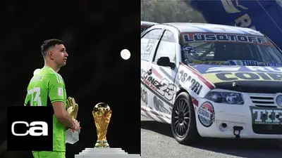 Dibu Martínez, Turismo Nacional, Selección Argentina, automovilismo, deportes Dibu Martínez, Turismo Nacional, Selección Argentina, automovilismo, deportes