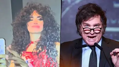 Lali Espósito y Javier Milei Lali Espósito y Javier Milei