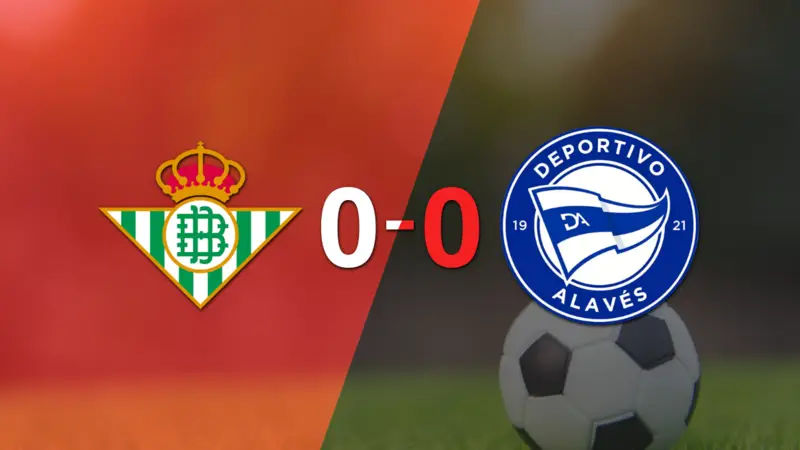 No hubo goles en el empate entre Betis y Alavés